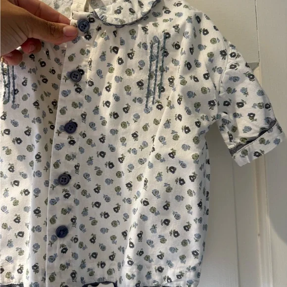 Little Cotton Clothes Girls Button Down Shirt - Picture 6 of 9